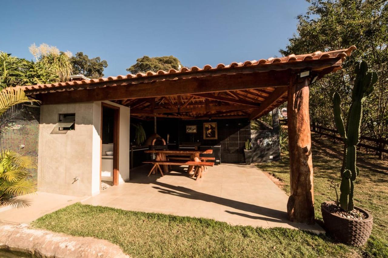 Casa De Campo Com Piscina Cascata Artificial Sao Lourenco  Exteriér fotografie
