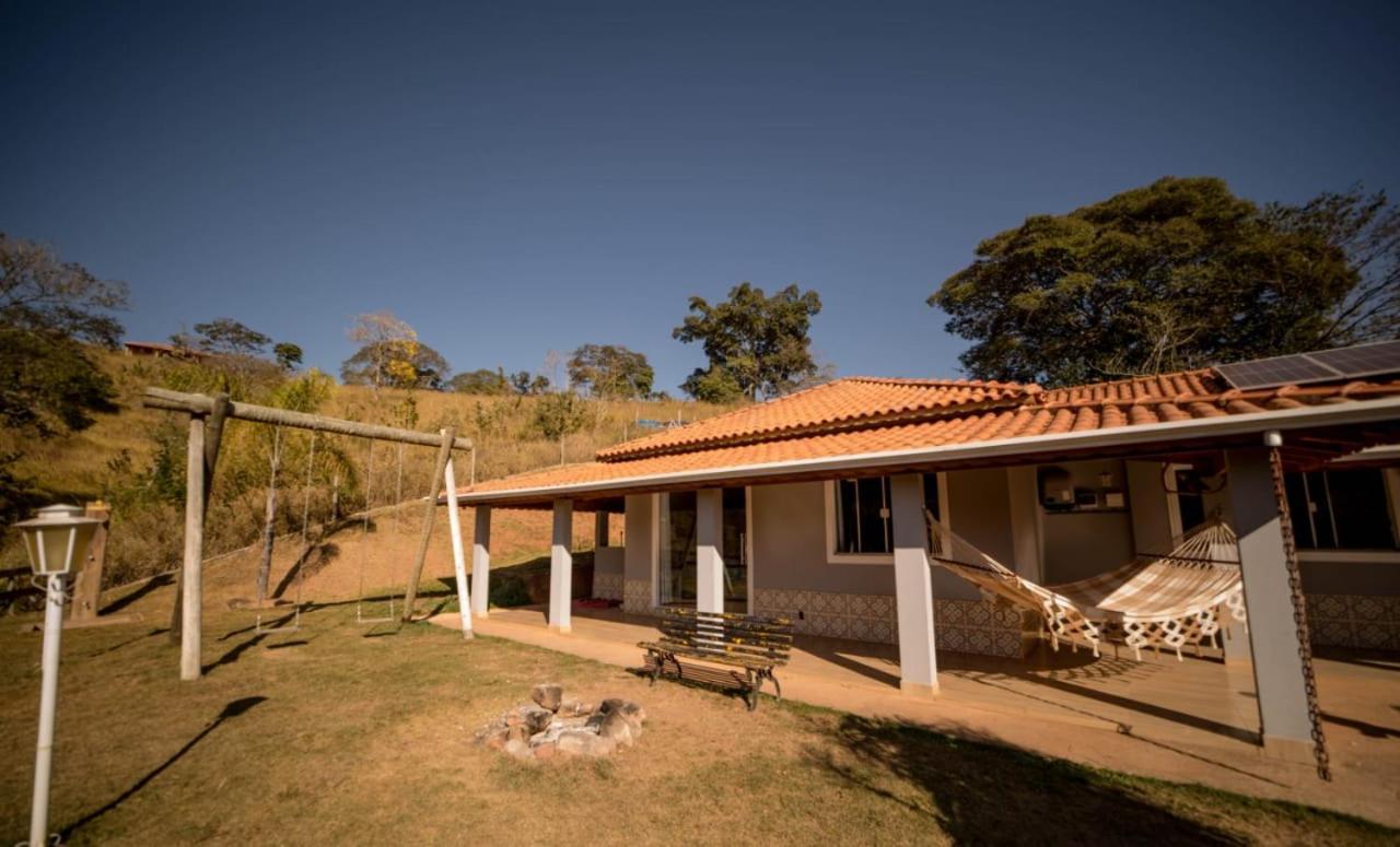 Casa De Campo Com Piscina Cascata Artificial Sao Lourenco  Exteriér fotografie